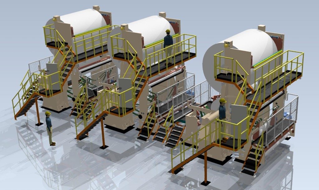 Kağıt Bobin Çözgü Ünitesi (B)